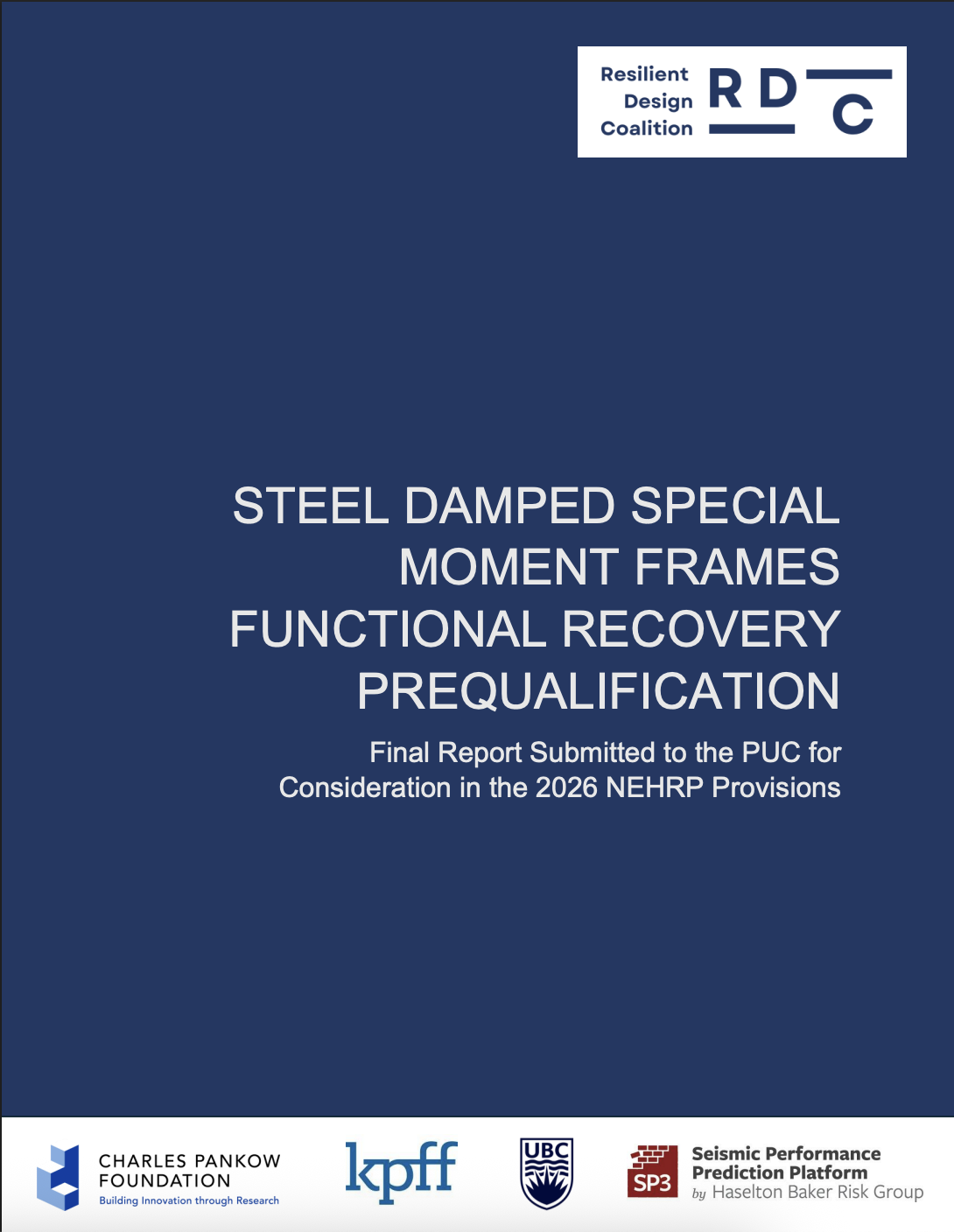 Steel Damped Special Moment Frames report cover