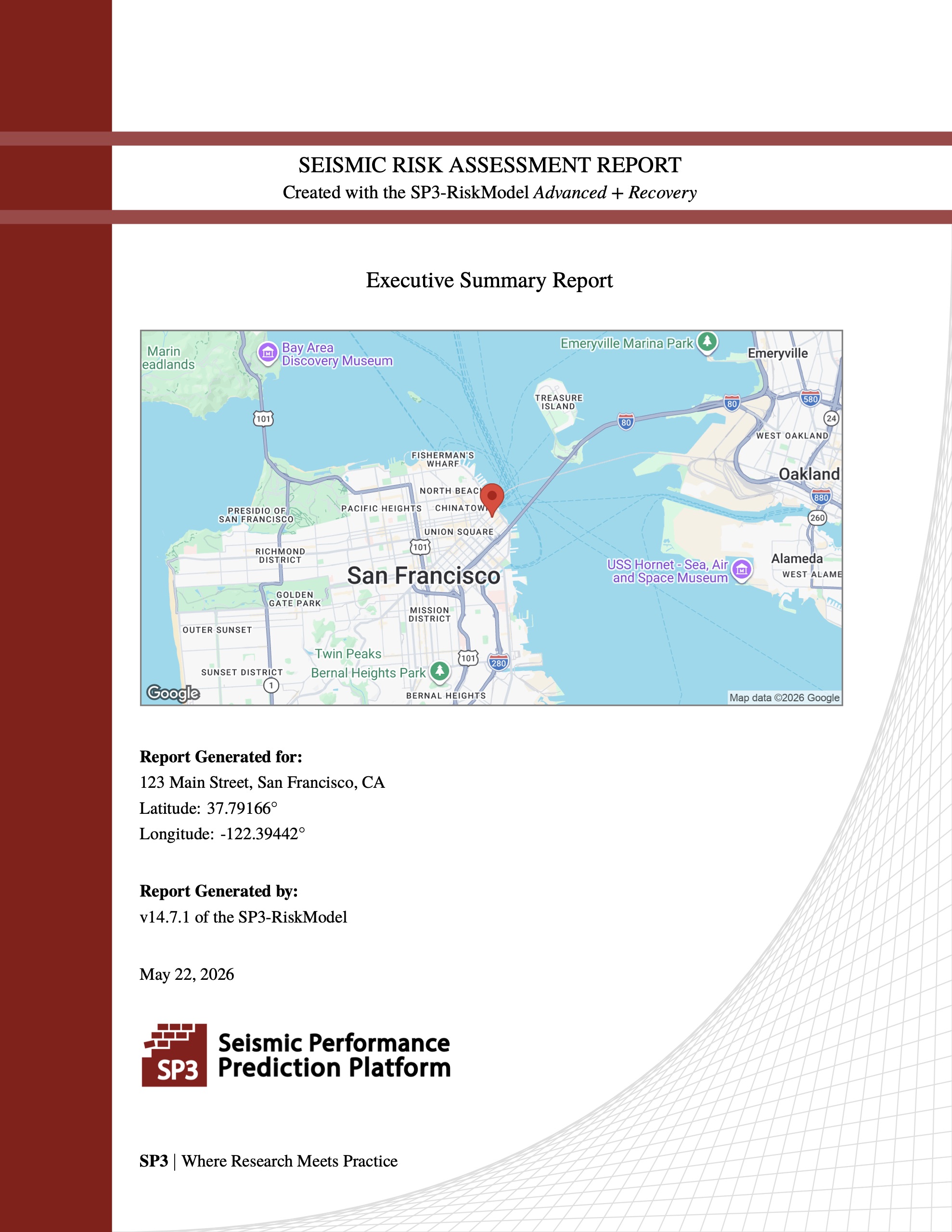 Executive Summary Report sample